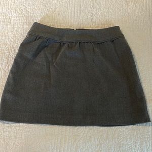 Lands’ End (Canvas) grey schoolgirl mini skirt